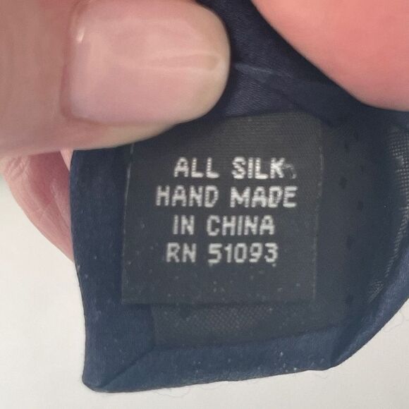 American Lifestyle US Navy Graphic Silk Tie‎ - Picture 4 of 5